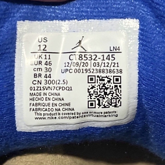 Jordan 3 Retro ‘Racer Blue - Picture 5 of 6